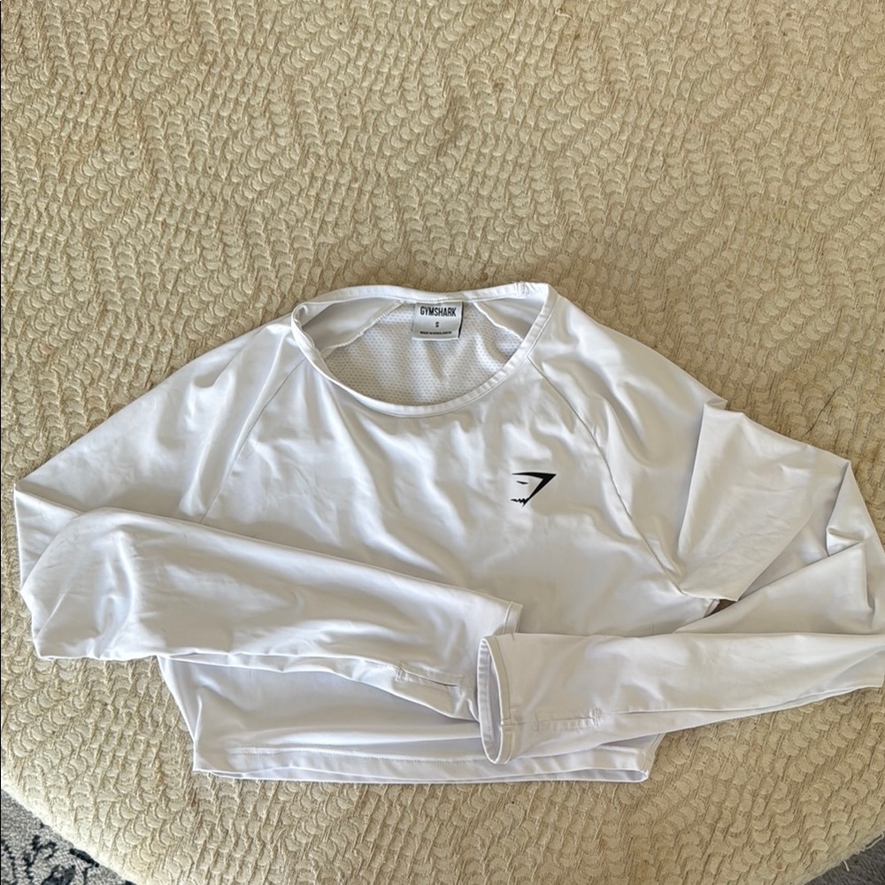 Gymshark cropped long sleeve top
